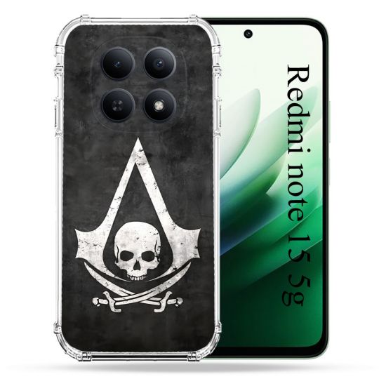 Coque Renforcée Pour Redmi Note 15 5G Assassin Creed Tete Mort