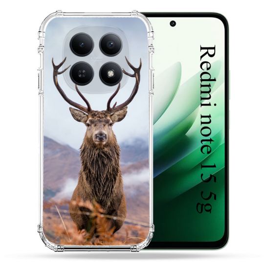 Coque Renforcée Pour Redmi Note 15 5G Chasse Chevreuil Montagne