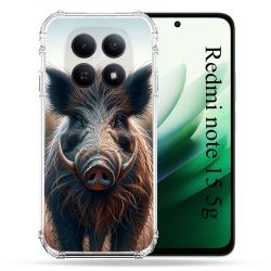 Coque Renforcée Pour Redmi Note 15 5G Chasse Sanglier Attaque