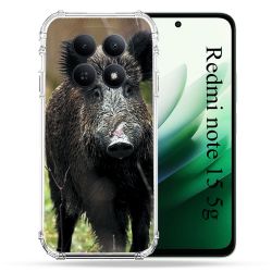 Coque Renforcée Pour Redmi Note 15 5G Chasse Sanglier bois