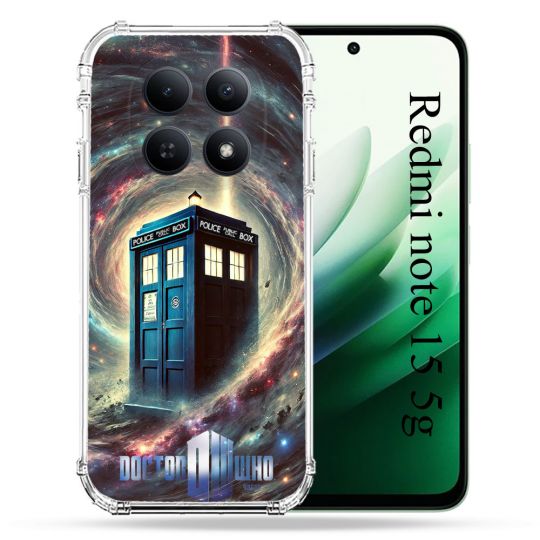 Coque Renforcée Pour Redmi Note 15 5G Dr Who Tardis Univers