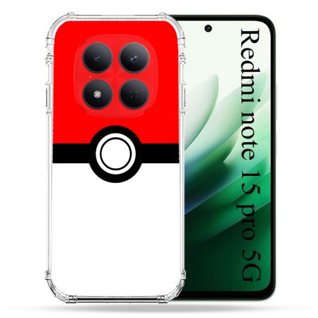 Coque Renforcée Pour Redmi Note 15 Pro 5G Pokemon Pokeball