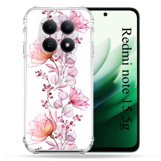 Coque Renforcée Pour Redmi Note 15 5G Fleur Eclosion