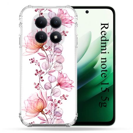 Coque Renforcée Pour Redmi Note 15 5G Fleur Eclosion