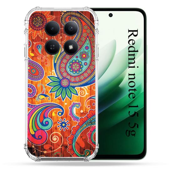 Coque Renforcée Pour Redmi Note 15 5G Fleur Psychedelic