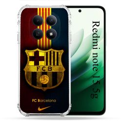 Coque Renforcée Pour Redmi Note 15 5G Foot FC Barcelone Vintage