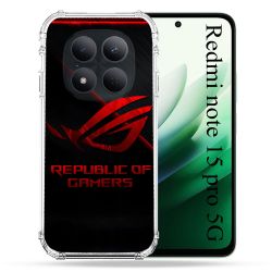 Coque Renforcée Pour Redmi Note 15 Pro 5G ROG Rouge