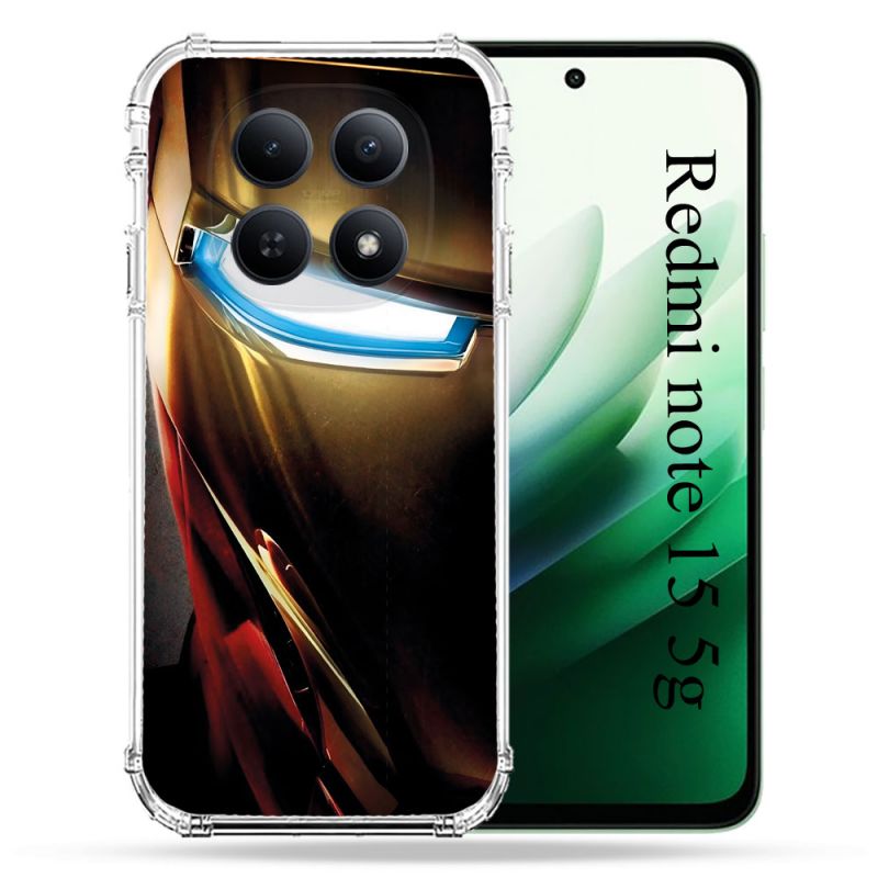 Coque Renforcée Pour Redmi Note 15 5G Iron Man Casque