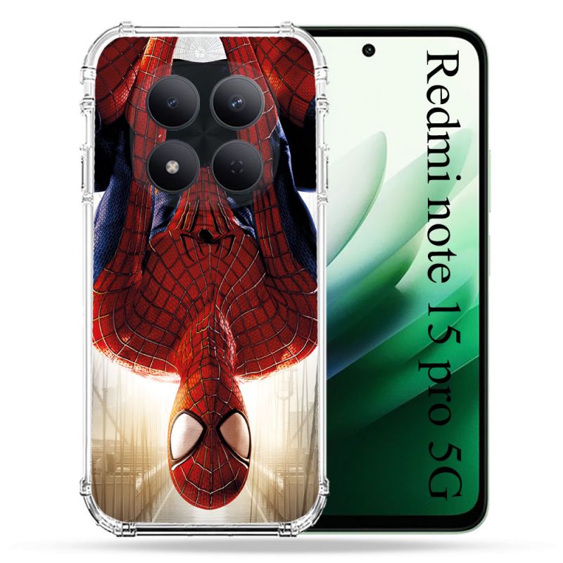Coque Renforcée Pour Redmi Note 15 Pro 5G Spiderman Invers