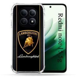 Coque Renforcée Pour Redmi Note 15 5G Lamborghini Carbone