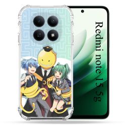Coque Renforcée Pour Redmi Note 15 5G Manga Assassination Classroom Kuro Trio