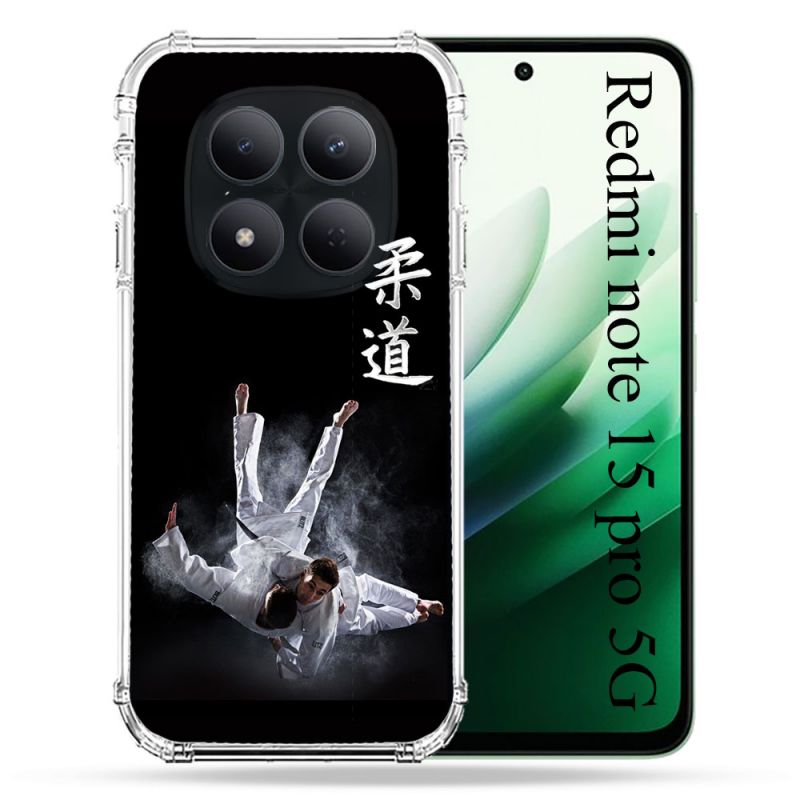 Coque Renforcée Pour Redmi Note 15 Pro 5G Sport Judo Noir
