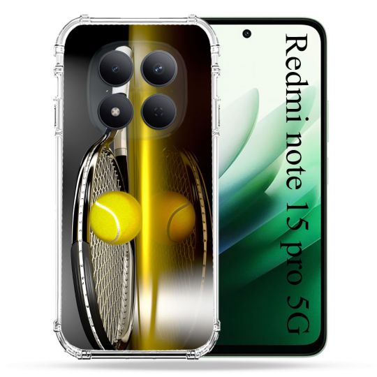 Coque Renforcée Pour Redmi Note 15 Pro 5G Sport Tennis Reflet
