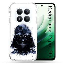 Coque Renforcée Pour Redmi Note 15 Pro 5G Star Wars - Dark Vador Blanc