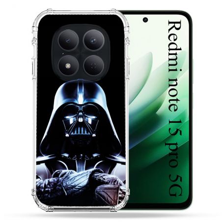 Coque Renforcée Pour Redmi Note 15 Pro 5G Star Wars - Dark Vador Noir
