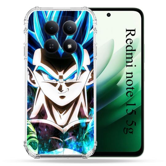 Coque Renforcée Pour Redmi Note 15 5G Manga Dragon Ball Gogeta Visage