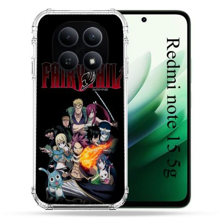 Coque Renforcée Pour Redmi Note 15 5G Manga Fairy Tail Logo Team