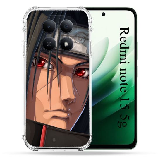 Coque Renforcée Pour Redmi Note 15 5G Manga Naruto Itachi Visage