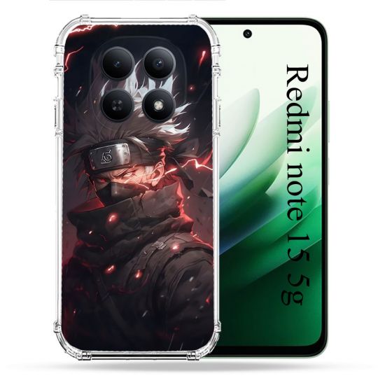 Coque Renforcée Pour Redmi Note 15 5G Manga Naruto Kakashi Dark