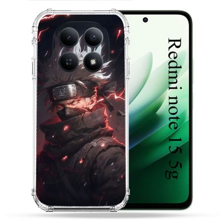Coque Renforcée Pour Redmi Note 15 5G Manga Naruto Kakashi Dark