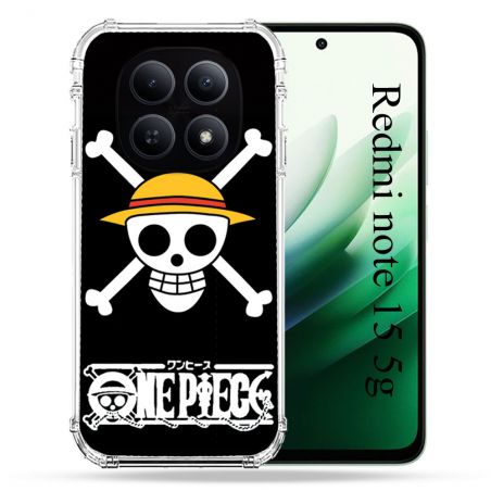 Coque Renforcée Pour Redmi Note 15 5G Manga One Piece Tete de Mort