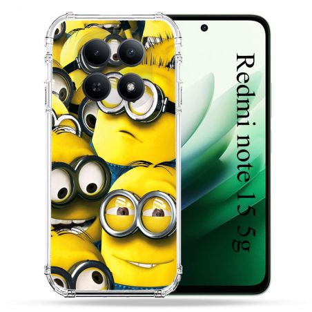 Coque Renforcée Pour Redmi Note 15 5G Minions Groupe