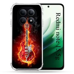 Coque Renforcée Pour Redmi Note 15 5G Musique Guitare Electrique
