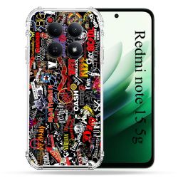 Coque Renforcée Pour Redmi Note 15 5G Musique Rock Groupe