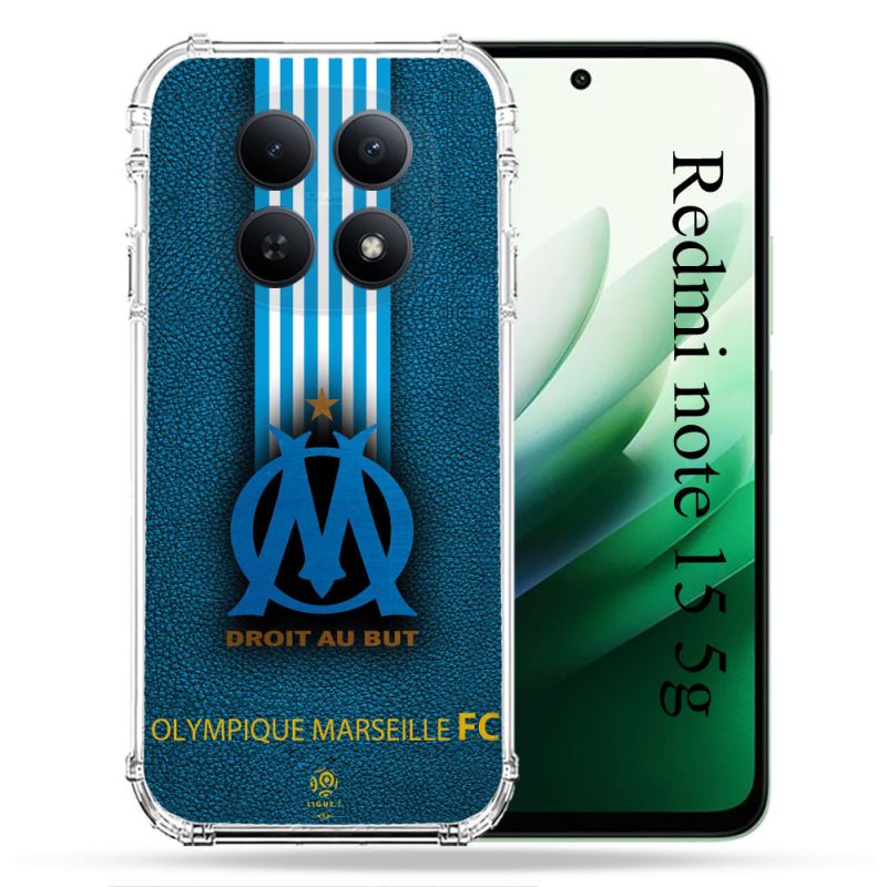 Coque Renforcée Pour Redmi Note 15 5G Olympique Marseille OM Bande