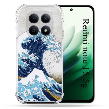 Coque Renforcée Pour Redmi Note 15 5G Peinture La Grande Vague