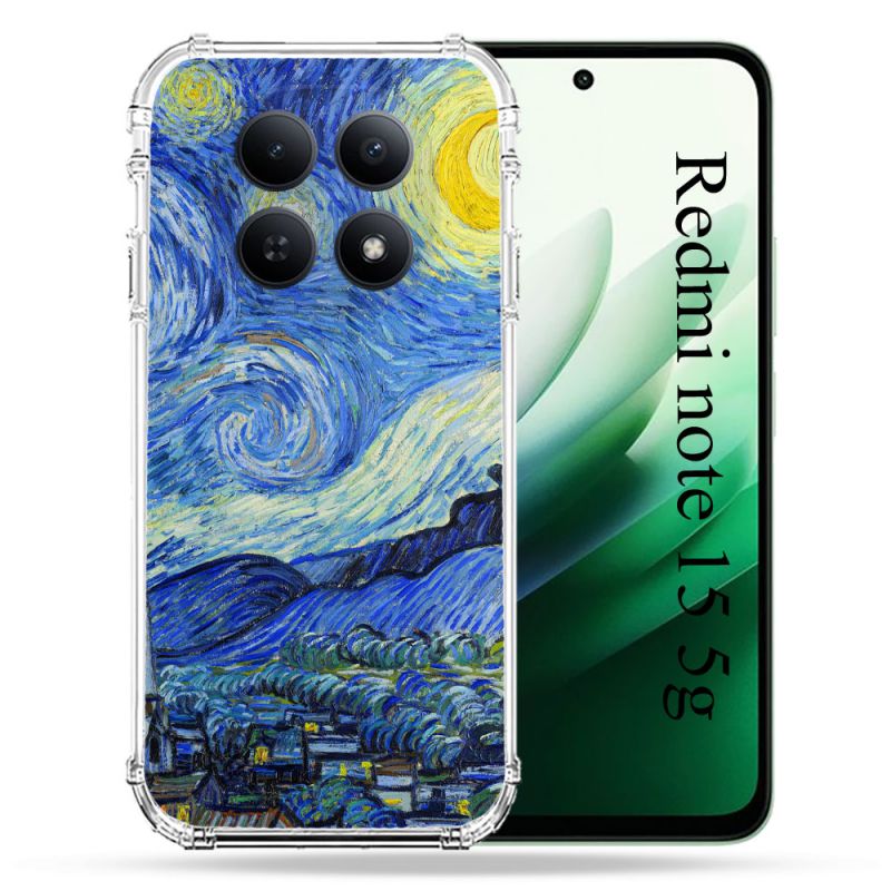 Coque Renforcée Pour Redmi Note 15 5G Peinture La nuit étoilée