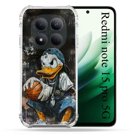Coque Renforcée Pour Redmi Note 15 Pro 5G Street Art Donald Duck