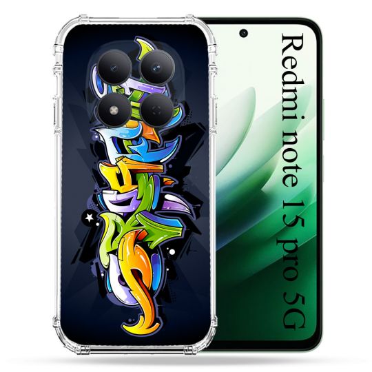 Coque Renforcée Pour Redmi Note 15 Pro 5G Street Art Graffiti