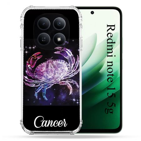 Coque Renforcée Pour Redmi Note 15 5G Signe Zodiaque 2 Cancer