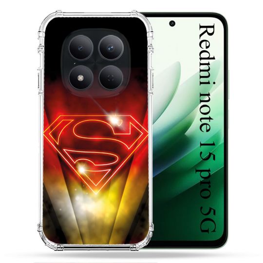 Coque Renforcée Pour Redmi Note 15 Pro 5G Superman Logo