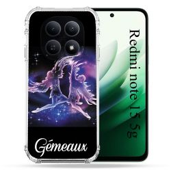 Coque Renforcée Pour Redmi Note 15 5G Signe Zodiaque 2 Gémeaux