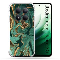 Coque Renforcée Pour Redmi Note 15 Pro 5G Texture Marbre Vert