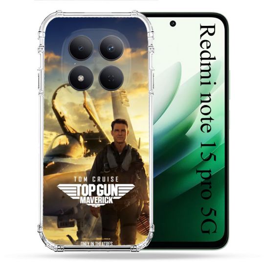 Coque Renforcée Pour Redmi Note 15 Pro 5G Top Gun