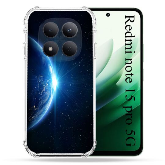 Coque Renforcée Pour Redmi Note 15 Pro 5G Univers Planete Terre