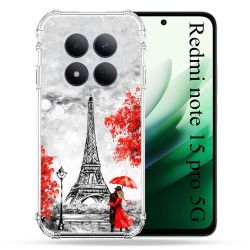 Coque Renforcée Pour Redmi Note 15 Pro 5G Voyage France Paris Rouge