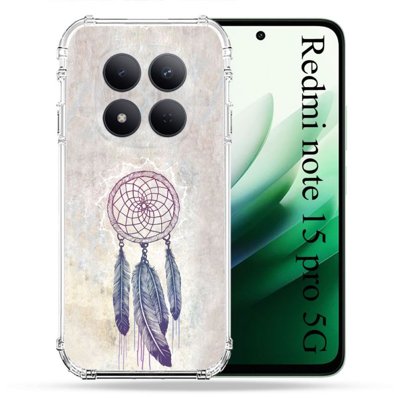 Coque Renforcée Pour Redmi Note 15 Pro 5G Zen Attrape Reve Blanc