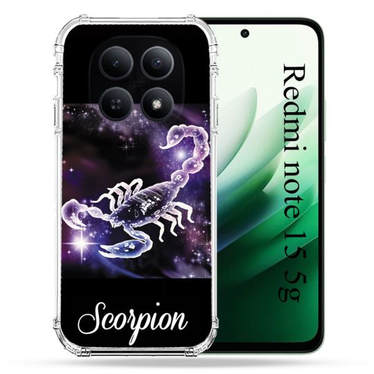 Coque Renforcée Pour Redmi Note 15 5G Signe Zodiaque 2 Scorpion