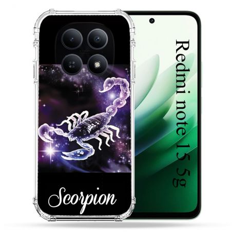 Coque Renforcée Pour Redmi Note 15 5G Signe Zodiaque 2 Scorpion