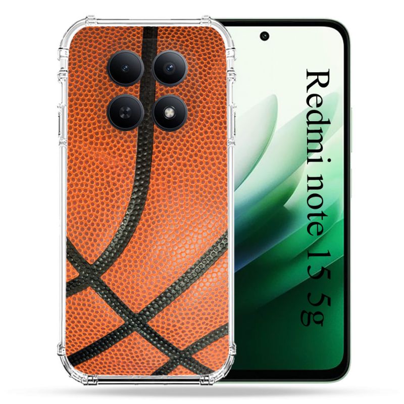 Coque Renforcée Pour Redmi Note 15 5G Sport Ballon Basket