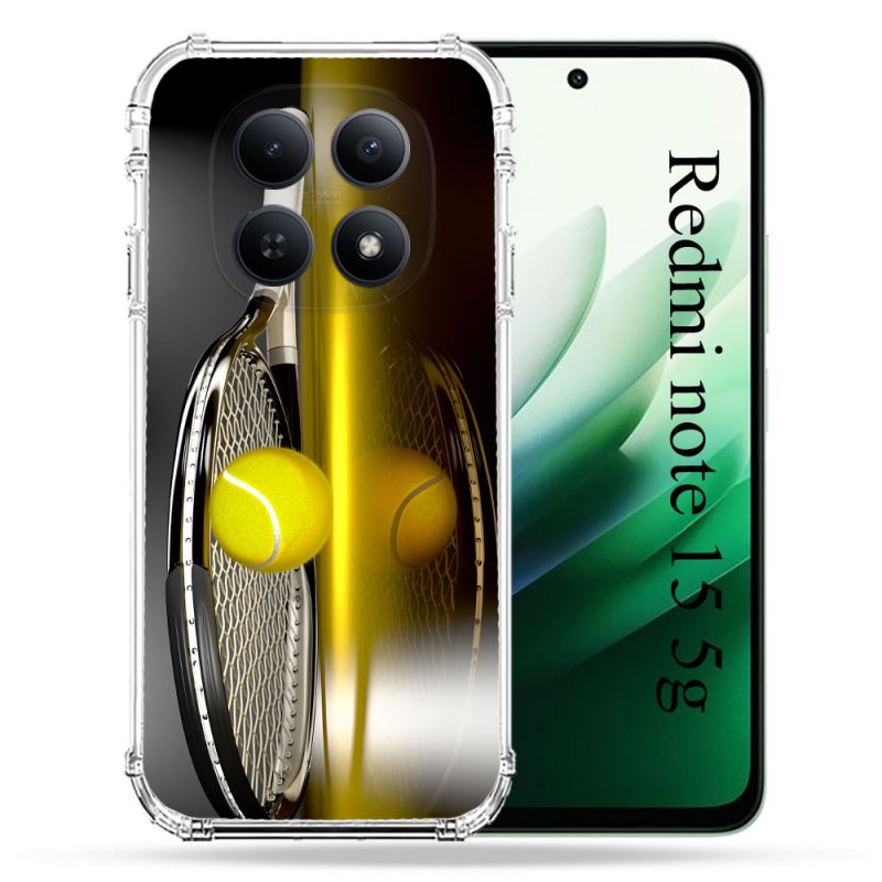 Coque Renforcée Pour Redmi Note 15 5G Sport Tennis Reflet