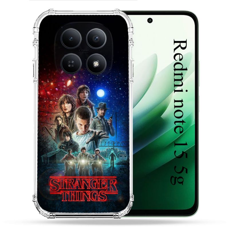 Coque Renforcée Pour Redmi Note 15 5G Stranger Things Affiche 1