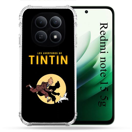 Coque Renforcée Pour Redmi Note 15 5G Tintin Classique