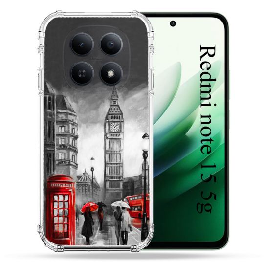 Coque Renforcée Pour Redmi Note 15 5G Voyage Angleterre Londres Vintage