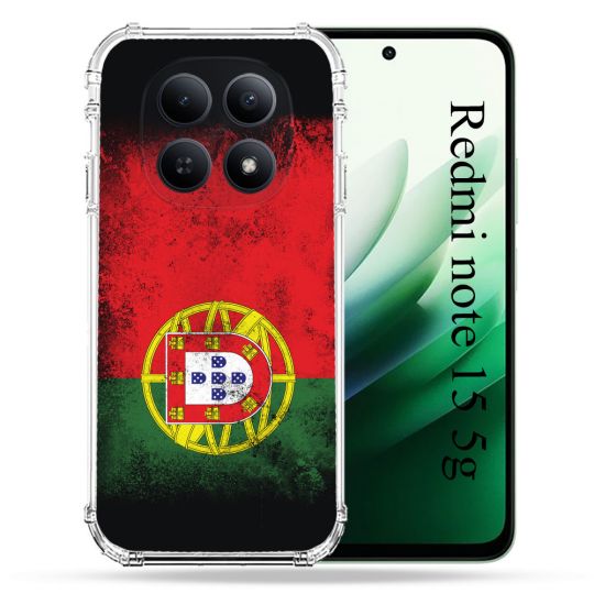 Coque Renforcée Pour Redmi Note 15 5G Voyage Portugal Drapeau