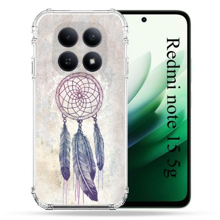Coque Renforcée Pour Redmi Note 15 5G Zen Attrape Reve Blanc